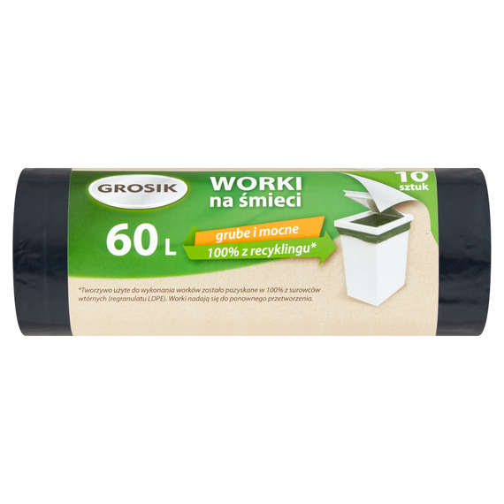 Grosik Müllsäcke 60 l, 10 Stück