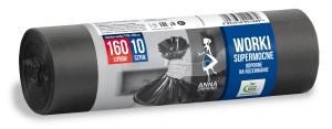 Anna Zaradna Worki na śmieci 160 l 10 sztuk
