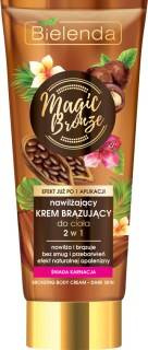 Bielenda Magic Bronze Nawilżający krem brązujący do ciała 2 w 1 śniada karnacja 200 ml
