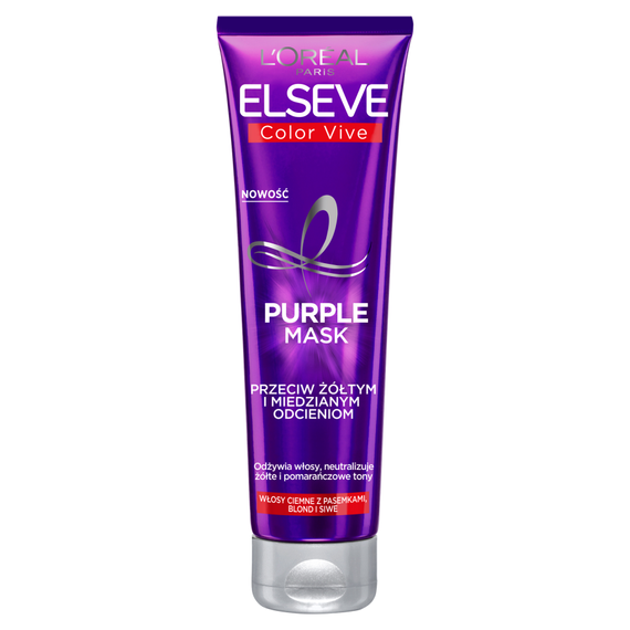 L'Oreal Paris Elseve Color Vive Purple Mask for dyed blonde, gray and streaked hair 150 ml