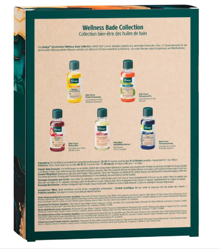 Kneipp Bath Oil Wellness Olejek Do Kąpieli 5x20ml Zestaw Prezentowy