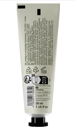 Jean&Len  krem do rąk wegański Bergamotka Drzewo Cedrowe 30 ml z Niemiec