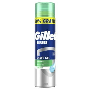 Gillette Series Beruhigendes Rasiergel mit Aloe, 200 ml