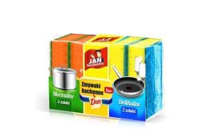 Jan Niezbędny Kitchen Scouring Pads Duo 5 Pieces