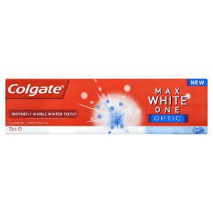 Colgate Max White Optic Whitening Zahnpasta mit sofortiger Wirkung, 75 ml