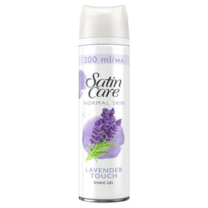 Gillette Satin Care Women's Shaving Gel, Lavender Touch, 200ml