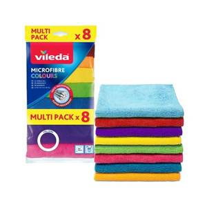 Vileda Microfibre Colors Ściereczka mikroaktywna 8 sztuk