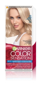 Garnier Color Sensation Intensywny trwały krem koloryzujący 111 srebrny superjasny blond