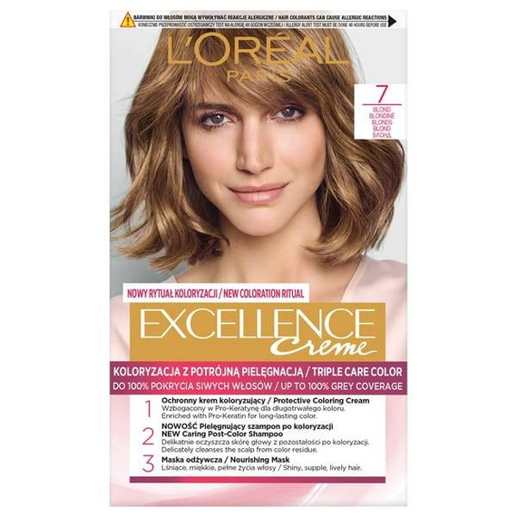 L'Oréal Paris Excellence Creme Farba do włosów Blond 7