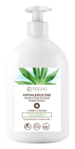 Hipoalergiczne Tradycyjne Polskie Szare Mydło z olejem z konopi 500 ml