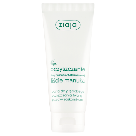 Ziaja Manuka Leaves Paste for deep facial cleansing against blackheads 75 ml