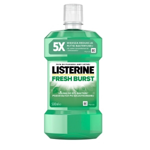 Listerine Fresh Burst Płyn do płukania jamy ustnej 500 ml