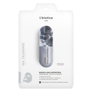 L'biotica Maska hialuronowa na tkaninie - nawilża i uelastycznia 23 ml