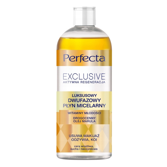 PERFECTA Exclusive Dwufazowy płyn micelarny 400ml