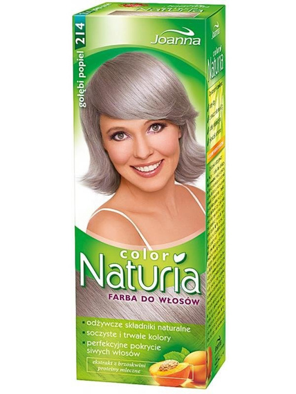 Joanna Naturia Color Farba do włosów gołębi popiel 214
