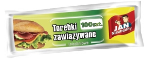 Jan Niezbędny Torebki śniadaniowe zawiązywane 100 sztuk