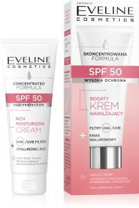 Concentrated formula Rich moisturizing cream with SPF50