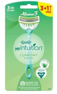 Wilkinson Sword My Intuition Xtreme3 Comfort Sensitive Einwegrasierer, 4 Stück