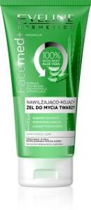 Eveline Cosmetics Facemed+ Nawilżająco-kojący żel do mycia twarzy 3w1 150 ml