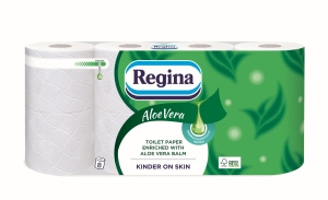 Regina Delicate Aloe erfrischendes Toilettenpapier 8 Rollen
