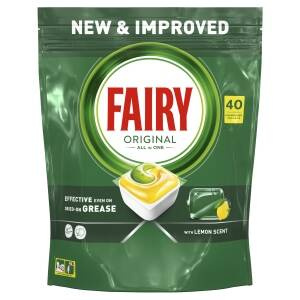 Fairy Original Lemon All In One Spülmaschinentabs, 40 Kapseln