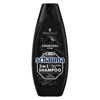 Schauma Men Deep Cleansing Szampon do włosów twarzy i ciała dla mężczyzn z węglem i glinką 400 ml