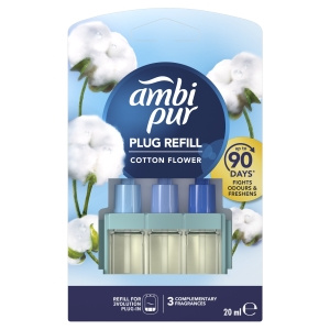 Ambi Pur z wkładem do elektrycznego odświeżacza powietrza Ambi Pur Cotton, 20ml