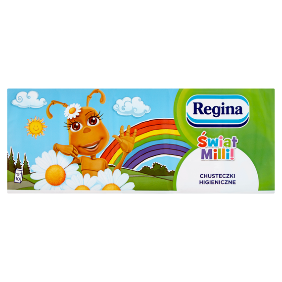 Regina Świat Milli Chusteczki higieniczne 10 x 9 sztuk