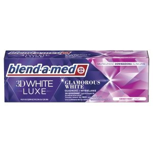 Blend-a-med 3D White Luxe Glamorous Weiße Zahnpasta 75 ml