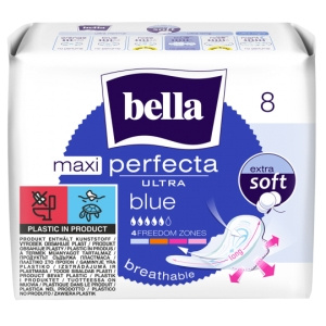 Bella Perfecta Ultra Maxi Blue Damenbinden 8 Stück