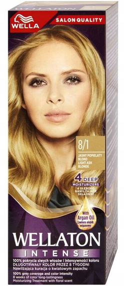 Wella Wellaton Intensiv färbende Creme hellaschblond 8/1