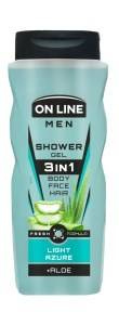 On Line Men Żel pod prysznic 3in1 Light Azure dla mężczyzn 410ml