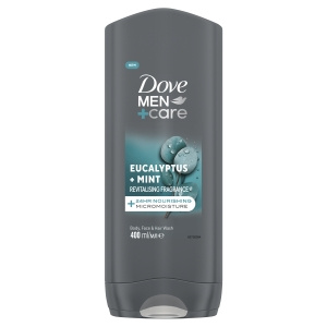 Dove Men+Care Eucalyptus+Mint Shower Gel 3 in 1 400 ml