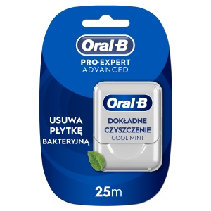 Oral-B Pro-Expert Advanced Waxed Dental Floss – Deep Cleansing – Mint Flavor – 25 m