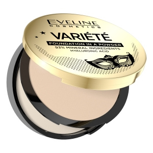 Eveline Cosmetics Variété Mineralny podkład w kompakcie, nr 01 Light