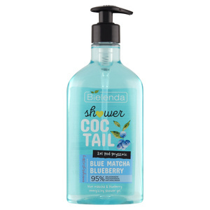 Bielenda Shower Cocktail Blue Matcha Blueberry Energizing shower gel 400 ml