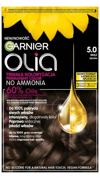 Garnier Olia Farba do włosów 5.0 Brąz