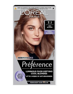 L'Oréal Paris Préférence Farba do włosów popielaty blond 7.1 Iceland