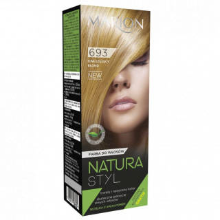 Marion Natura Styl farba do włosów 693 Opalizujący Blond 80ml + odżywka 10ml