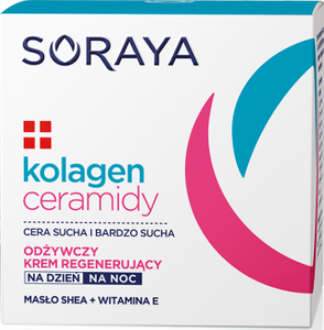 Soraya KOLAGEN+CERAMIDY Odżywczy krem regenerujący na dzień i na noc 50 ml