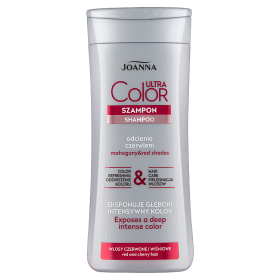 Joanna Ultra Color Shampoo for red and cherry hair 200 ml