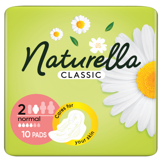 Naturella Classic Normal Kamille Damenbinden mit Flügeln x10