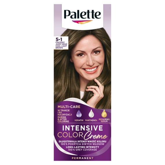 Palette Intensive Color Creme Hair Color Cream 5-1 Cool Light Brown