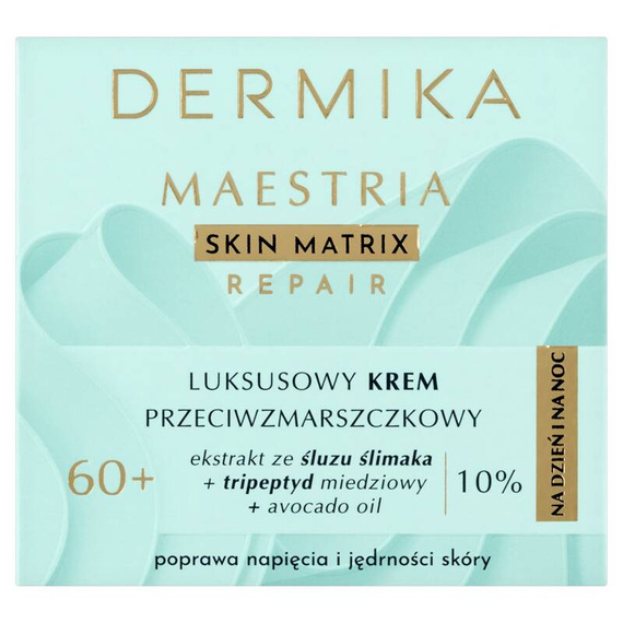 Dermika Maestria Luxuriöse Anti-Falten-Creme 60+ für Tag und Nacht 50 ml