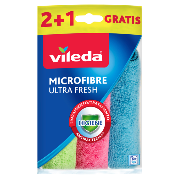 Vileda Mikrofaser Ultra Fresh Tuch 3 Stück