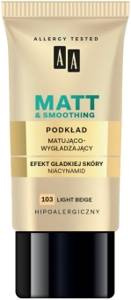 AA Make Up Matt Podkład matująco wygładzający 103 Light Beige 30 ml
