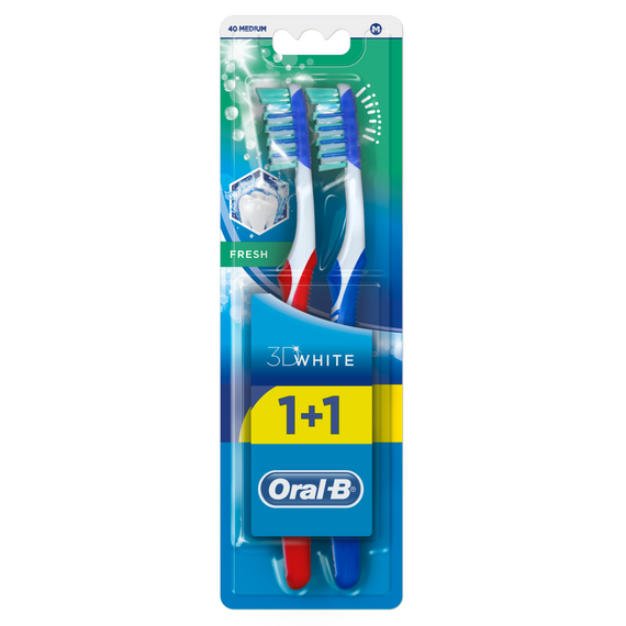 Oral-B Advantage 3DWhite Handzahnbürste, mittel, Größe 40