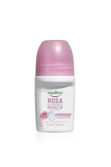 equilibra Rose Roll-on Deodorant with Hyaluronic Acid 50 ml