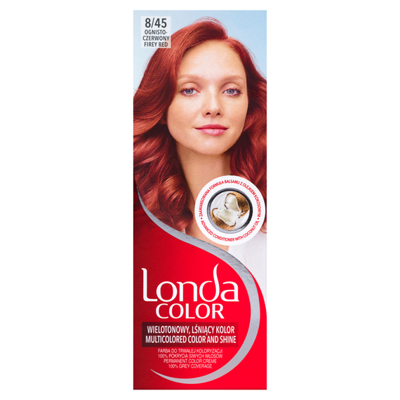 Londa Color Farba do trwałej koloryzacji ognisty czerwony 8/45