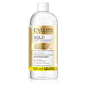 Eveline cosmetics Gold Lift Expert Luxurious anti-wrinkle micellar fluid 3in1